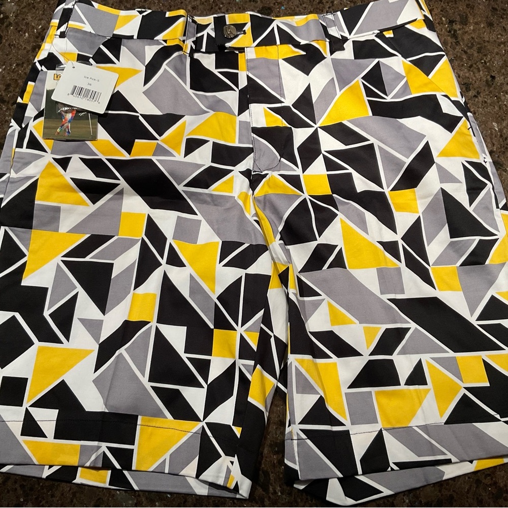 Loudmouth NWT Men's Sz 36” Ice Pick Golf Shorts